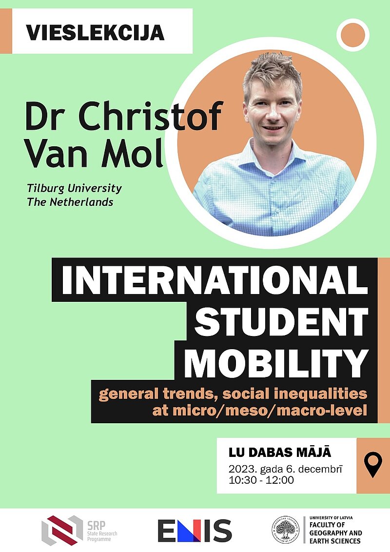  LU aicina uz vieslekciju "Starptautiskā studentu mobilitāte: vispārējās tendences, sociālās nevienlīdzības mikro, mezo un makro līmenī"
